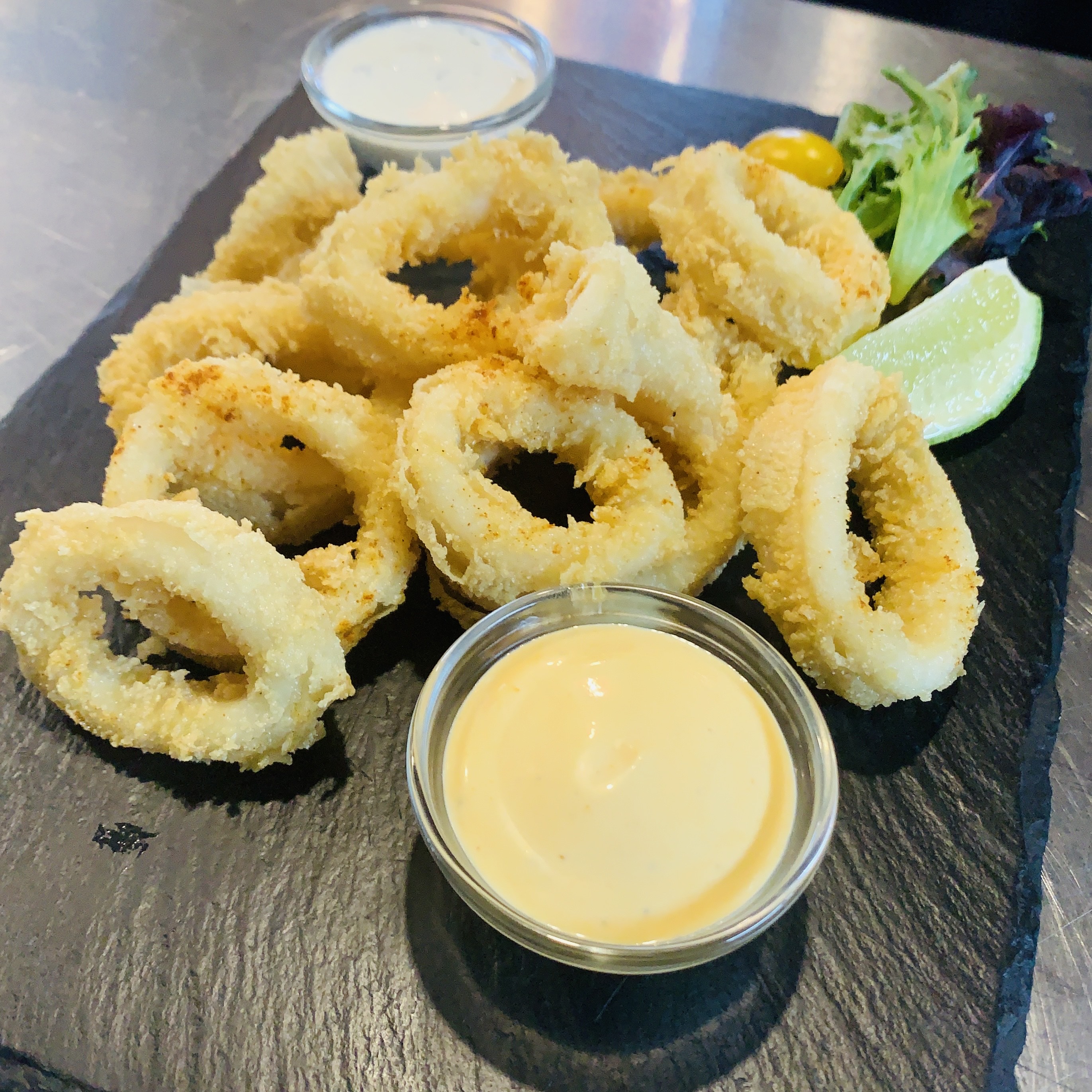 Lightly Dusted Calamari