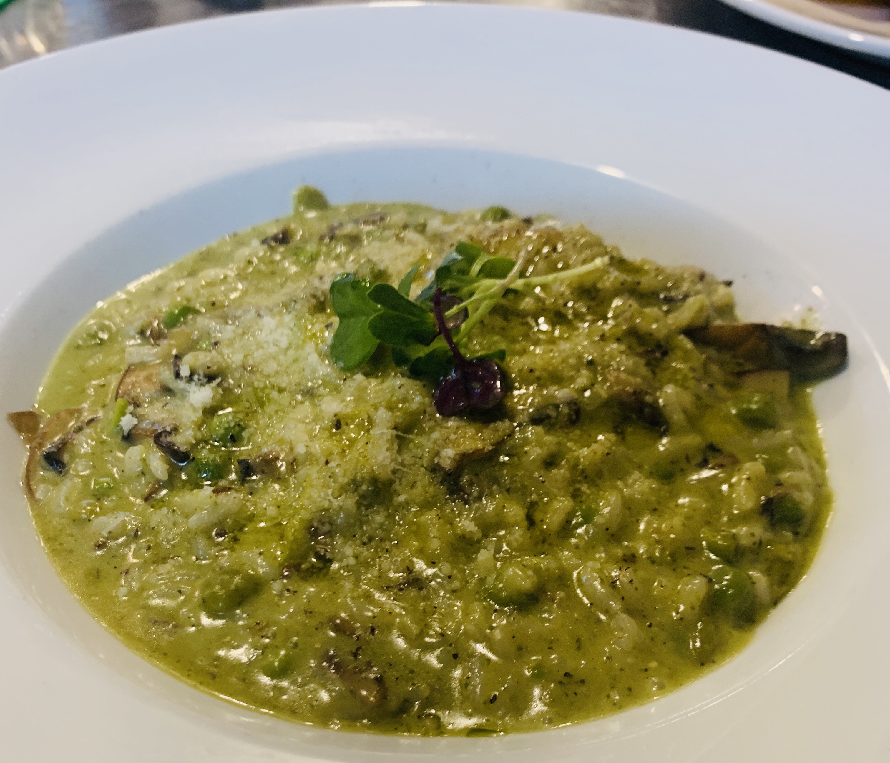 Mushroom and Goat Cheese Risotto